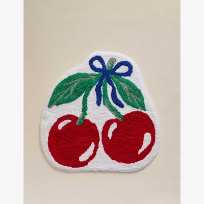 Marks & Spencer M&S Collection Pure Cotton Cherry Bath Mat - Red Mix, Red Mix