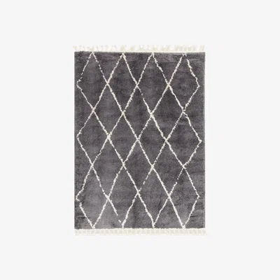 Marks & Spencer Asiatic Agadir Berber Rug - M - Charcoal, Charcoal