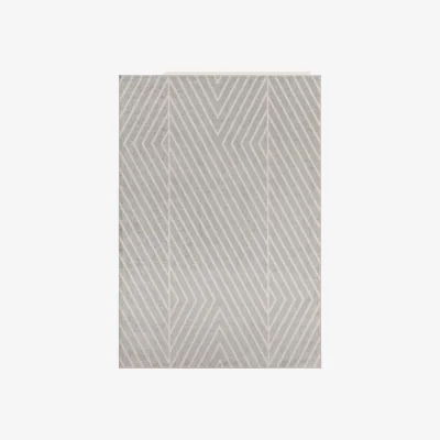 Marks & Spencer Asiatic Muse Linear Flatweave Rug - MED - Grey, Grey