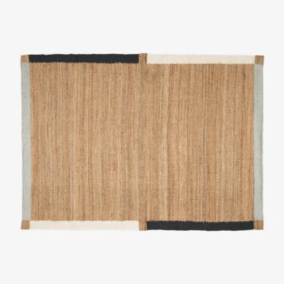 Made.com Zambo Rug, Large 160 x 230 cm, Natural & Black Jute