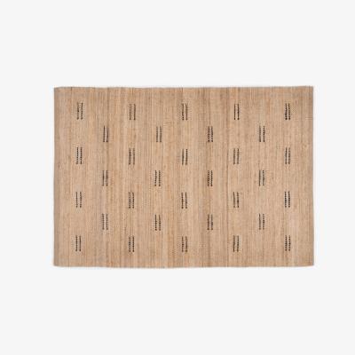 Made.com Reza Jute Rug, Large 160 x 230 cm, Natural & Black