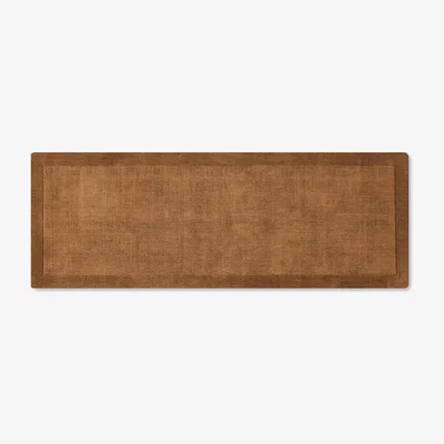 Made.com Jago Border Runner, 70 x 200cm, Terracotta