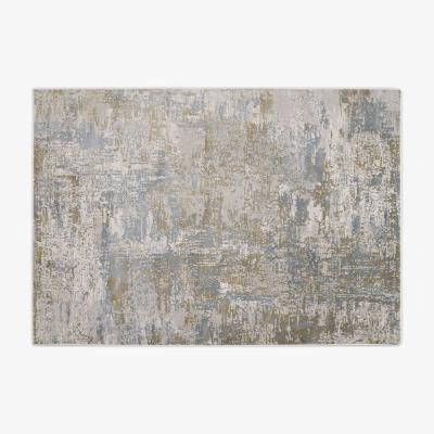 Made.com Epicoco Luxury Viscose Rug, Large 160 x 230 cm, Dark Blue & Green