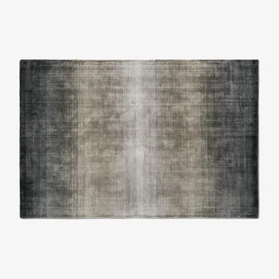 Made.com Tonos Graded Viscose Rug, Large 160 x 230cm, Warm Grey