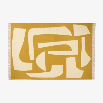 Made.com Lafant Wool Flatweave Rug, Large 160 x 230cm, Tan