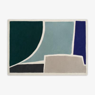 Made.com Juula Large Hand Tufted Wool Rug, 160 x 230cm, Blue