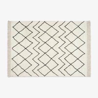 Made.com Masali Berber Style Wool Rug, Extra Large 200 x 300cm, Off White