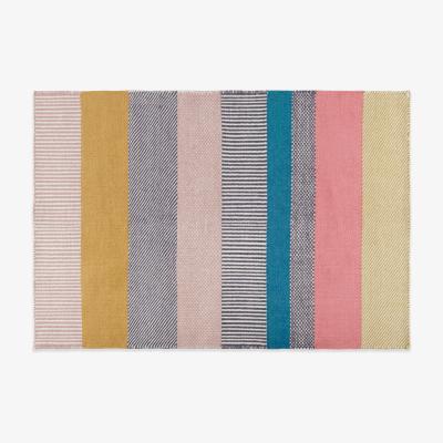 Made.com Malay Wool Blend Rug, Extra Large 200 x 300 cm, Multi Striped
