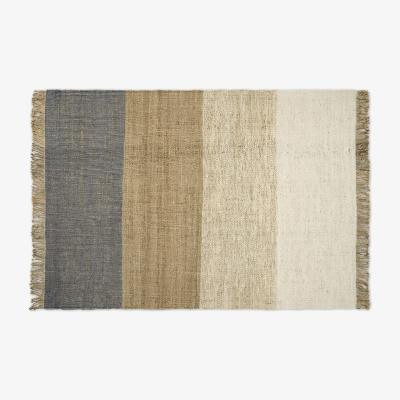 Made.com Rockley Rug, Large 160 x 230 cm, Grey & Off-White Jute