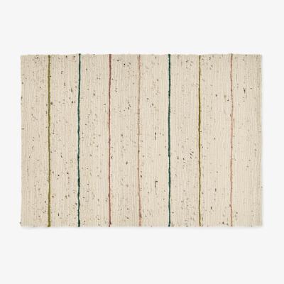 Made.com Tomillo Striped Wool Rug, Extra Large 200 x 300cm, Natural
