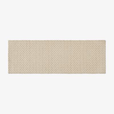 Made.com Mira Flatweave Runner, 66 x 200cm, Soft Taupe