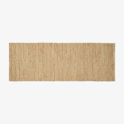 Made.com Mumbi Textured Wool & Jute Runner, 70 cm x 250 cm, Natural