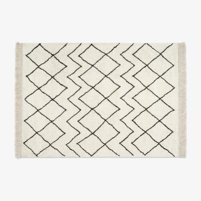Made.com Masali Berber Style Wool Rug, Large 160 x 230cm, Off White