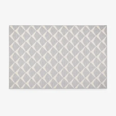 Made.com Asbury Indoor/Outdoor Rug, Large 160 x 230cm, Grey