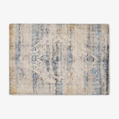 Made.com Ilyass Moroccan Style Rug, Large 160 x 230cm, Navy & Antique Gold