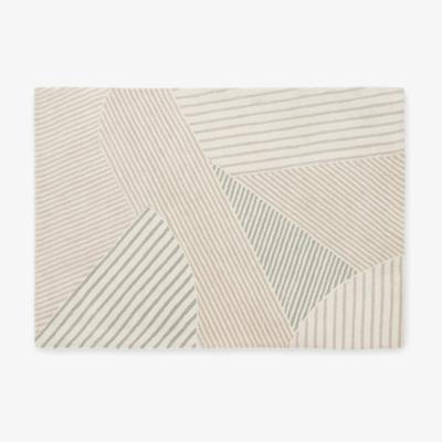 Made.com Kyra Wool Rug, Large 160 x 230cm, Neutral