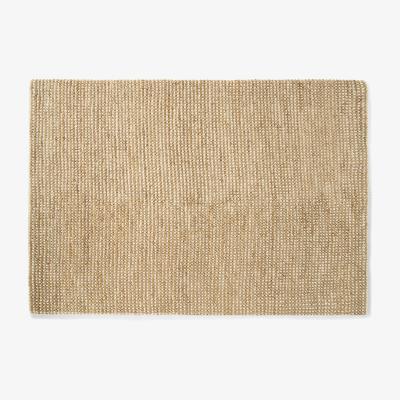 Made.com Mumbi Textured Wool & Jute Rug, Large 160 x 230cm, Natural