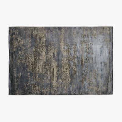 Made.com Engadine Luxury Viscose Low Pile Rug, Large 160 x 230cm, Ink Blue