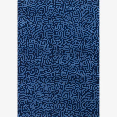 My Furniture Moray Blue Rug