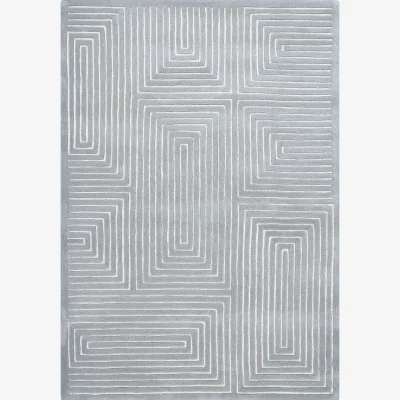 My Furniture Addison Silver Rug Large