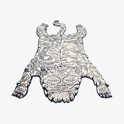 Made in Design Tiger Rug by Moustache White