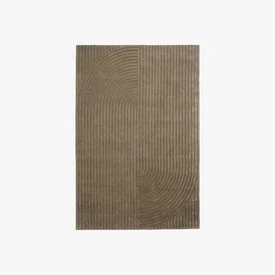Made in Design Relevo Quattro Rug textile brown / 200 x 300 cm - Muuto