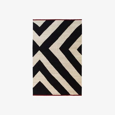 Made in Design Mélange Zoom Rug - 170 x 240 cm by Nanimarquina White/Black