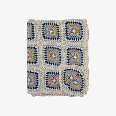 Made in Design Gela Plaid textile multicoloured / 150 x 125 cm - Hand-hooked - Bloomingville