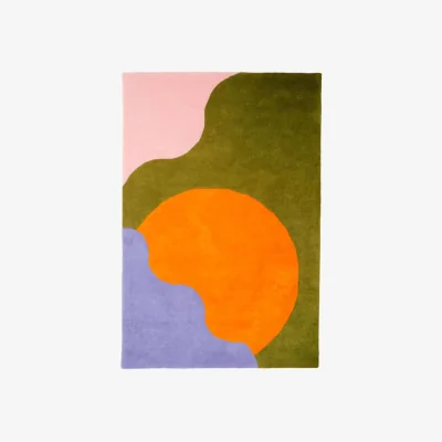 Made in Design Purple Baywatch Rug textile multicoloured / 210 x 140 cm - Hand-tufted wool - COLORTHERAPIS