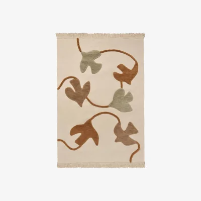 Made in Design Swif Bird Rug textile multicoloured / 140 x 200 cm - Hand-woven - Ferm Living
