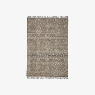 Made in Design Rupen Rug - / Jute & wool - 215 x 150 cm by Bloomingville Beige