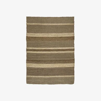 Made in Design Felex Rug textile beige / 260 x 180 cm - Seagrass & corn leaves - Bloomingville