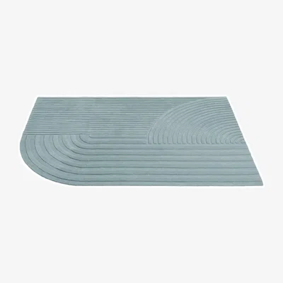 Made in Design Relevo Rug textile green / 170 x 240 cm - Hand-tufted - Muuto