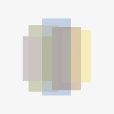Made in Design Blended Rug - / 5 colours - 223 x 250 cm by Moooi Carpets Multicoloured