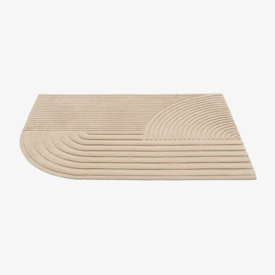 Made in Design Relevo Rug textile pink / 200 x 300 cm - Hand-tufted - Muuto