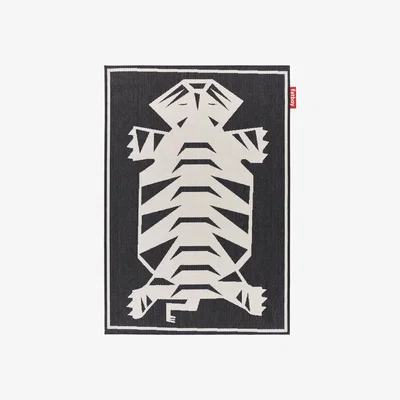 Made in Design Carpretty Nottazebroh Outdoor rug - / 160 x 230 cm - Woven polypropylene by Fatboy Black/Beige