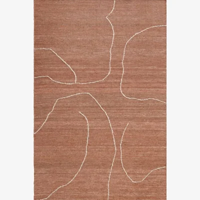 Made in Design Gesso Rug textile orange / 170 x 240 cm - Ferm Living
