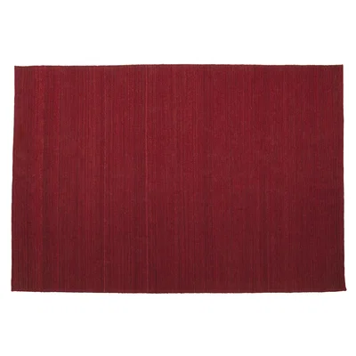 Made in Design Natural Nomad Rug by Nanimarquina Red