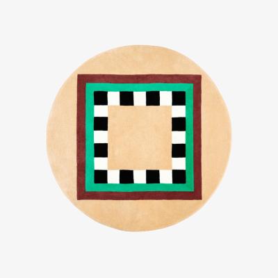 Made in Design Chinese Service Rug textile multicoloured / Ø 150 cm - Hand-tufted wool - COLORTHERAPIS