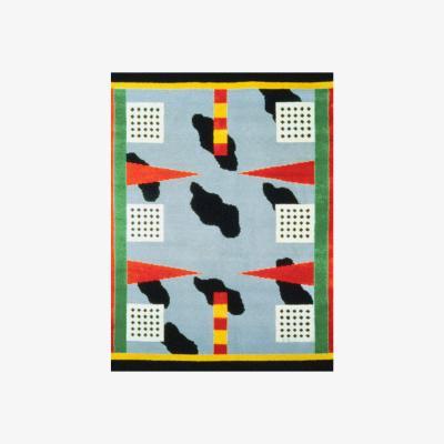 Made in Design California Rug - / By Nathalie Du Pasquier, 1983 - 250 x 180 cm / Hand-made by Memphis Milano Multicoloured