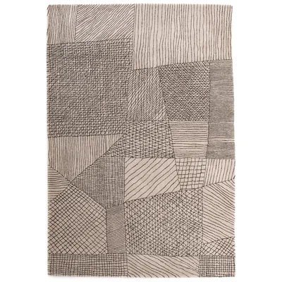 Made in Design Traced Rug by Nanimarquina White/Beige
