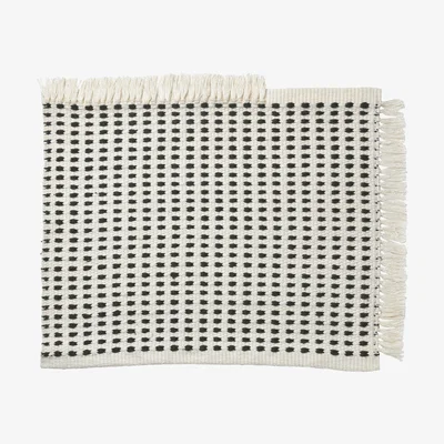 Made in Design Way Mat Outdoor rug - / 70 x 50 cm - Recycled plastic bottles by Ferm Living Blue