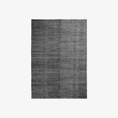Made in Design Moiré Kelim Medium Rug - / 170 x 240 cm - Hand-woven by Hay Black