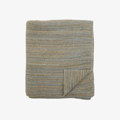 Made in Design Methill Plaid textile blue / 150 x 125 cm - Knitted - Bloomingville