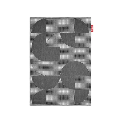 Made in Design Carpretty Petit Outdoor rug textile black / 230 x 160 cm - Woven polypropylene - Fatboy