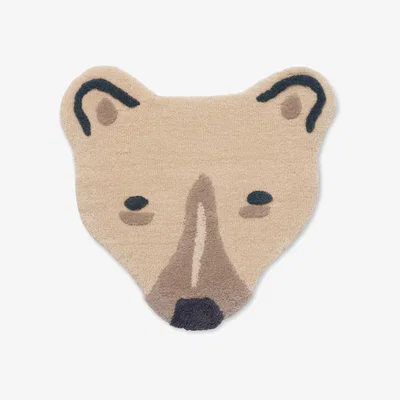 Made in Design Ours polaire Rug - / Wall decoration - 60 x 57 cm by Ferm Living White