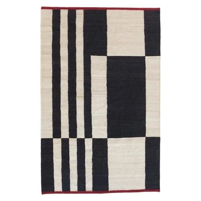 Made in Design Mélange - Stripes 1 Rug - 170 x 240 cm by Nanimarquina White/Black