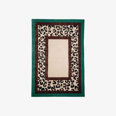 Made in Design Green Safari Rug textile multicoloured / 240 x 170 cm - Hand-tufted - COLORTHERAPIS