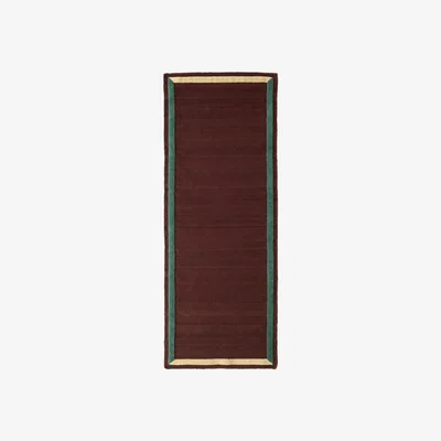 Made in Design Framed AP14 Rug - / 90 x 240cm by &tradition Red/Purple
