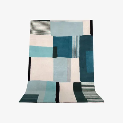 Made in Design Boro Large Rug - / 200 x 300 cm by Maison Sarah Lavoine Blue